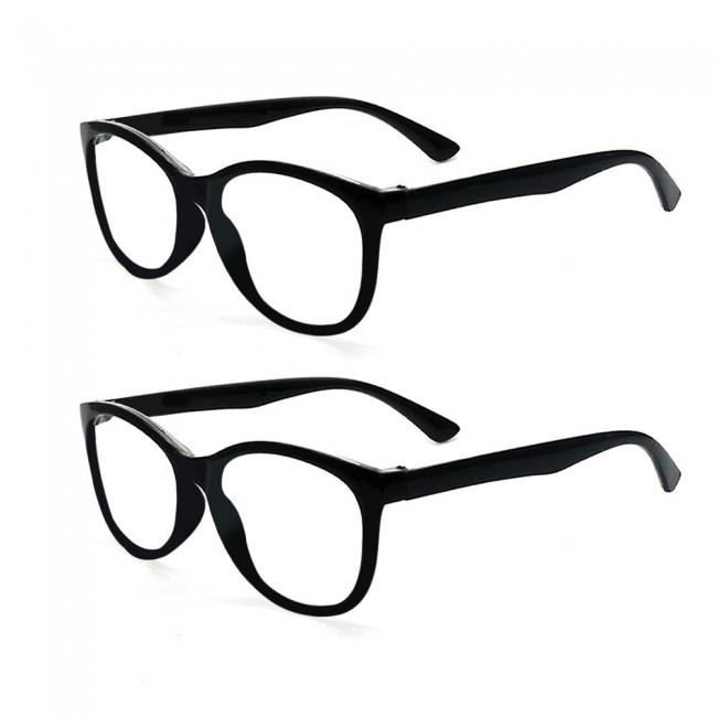2Pack One Power Readers Auto Focus Unisex Reading Glasses with Adjustable Lens 0.5 – 2.5