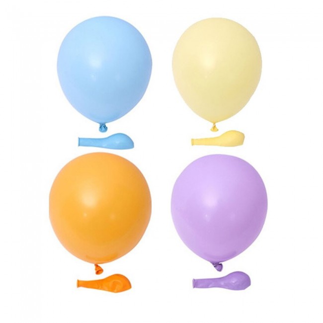 50 Pieces Latex Pastel multicolor Balloons 10-inches