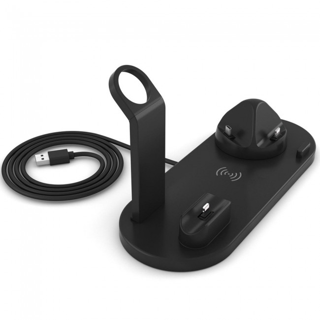 3 in 1 Rotatable Charger Dock for Mobile Phone Airpods and Smartwatch