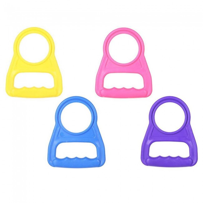 4 Pieces Bottled Water Carry Handle Multicolor