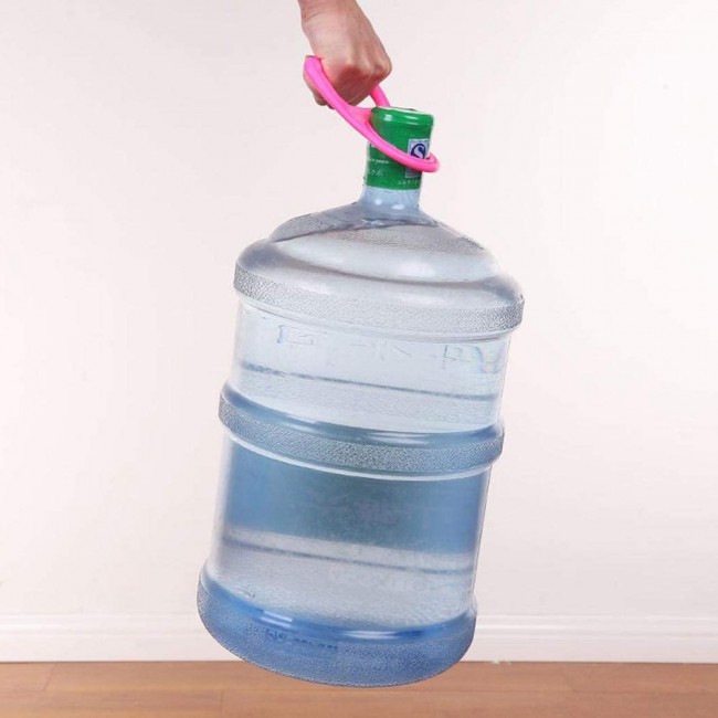 4 Pieces Bottled Water Carry Handle Multicolor