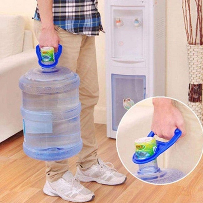 4 Pieces Bottled Water Carry Handle Multicolor