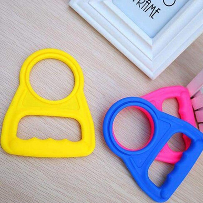 4 Pieces Bottled Water Carry Handle Multicolor