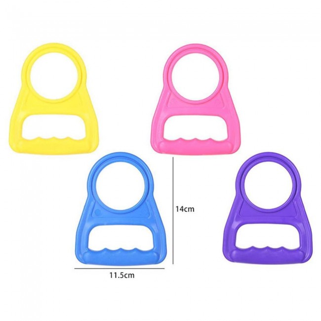 4 Pieces Bottled Water Carry Handle Multicolor