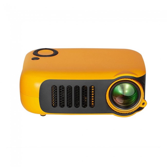 A2000 Mini LED Multimedia LCD Projector - Yellow