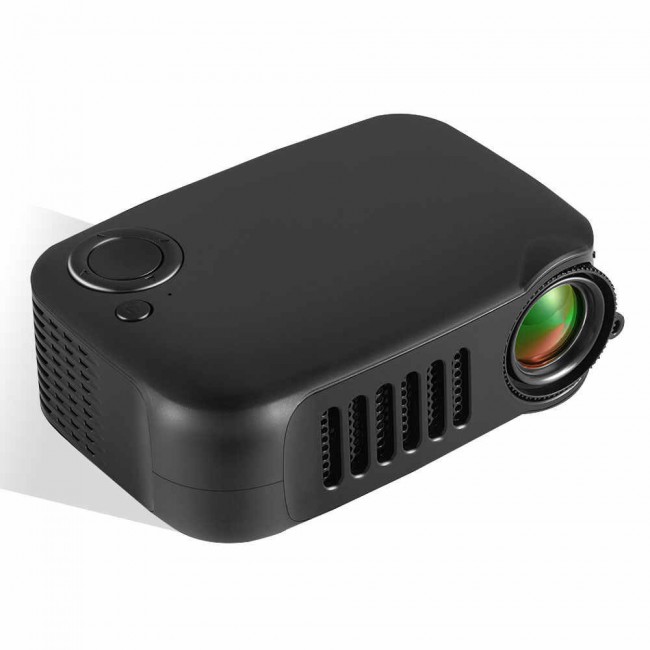 A2000 Mini LED Multimedia LCD Projector - Black
