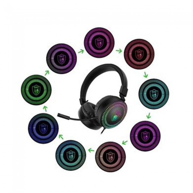 AKZ GM-019 Wired Noise Reduction Gaming Headphone with Mic