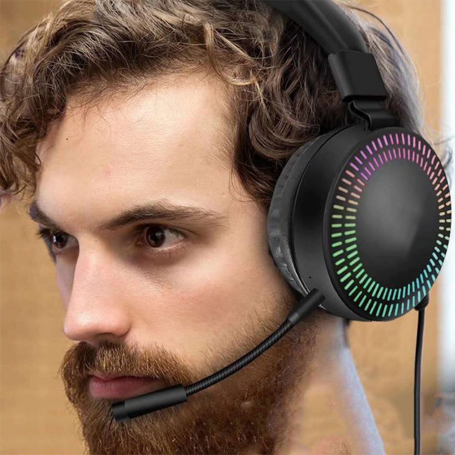 AKZ GM-019 Wired Noise Reduction Gaming Headphone with Mic