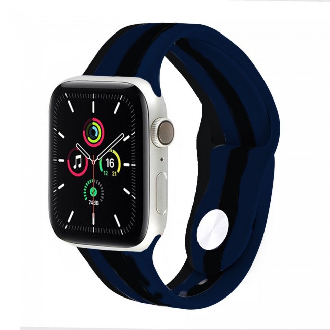 Apple Watch Band Soft Silicone Multicolor Band 42-44-45mm - MULTI13