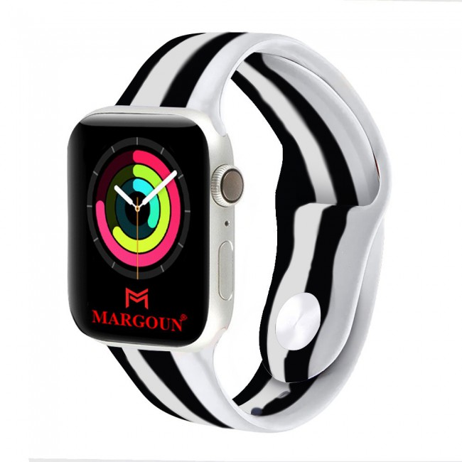 Apple Watch Band Soft Silicone Multicolor Band 42-44-45mm - MULTI16