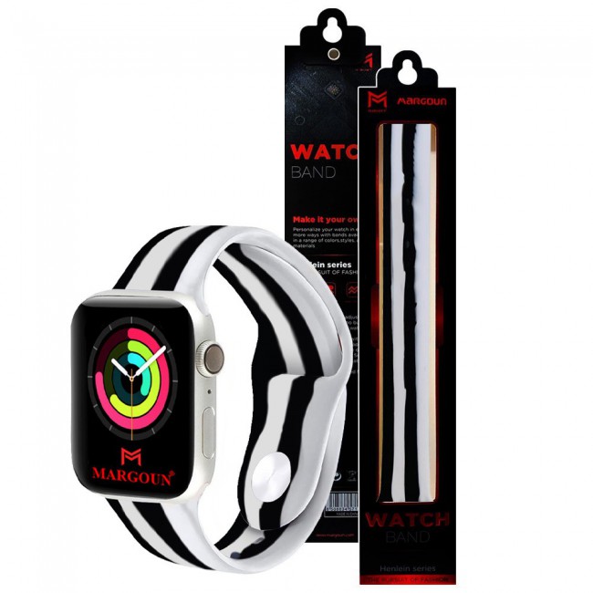 Apple Watch Band Soft Silicone Multicolor Band 42-44-45mm - MULTI16
