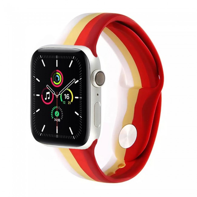 Apple Watch Band Soft Silicone Multicolor Band 42-44-45mm - MULTI03
