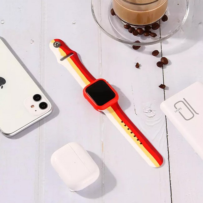 Apple Watch Band Soft Silicone Multicolor Band 42-44-45mm - MULTI03