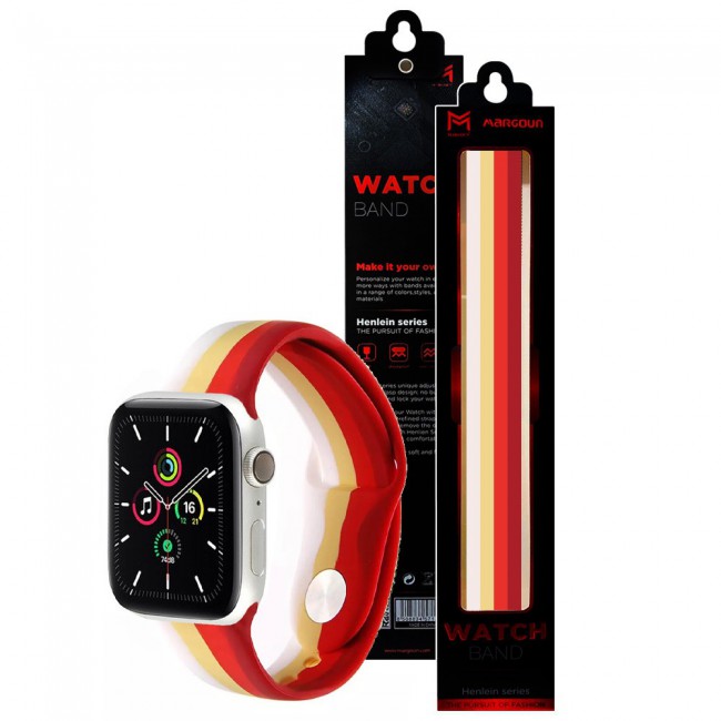 Apple Watch Band Soft Silicone Multicolor Band 42-44-45mm - MULTI03