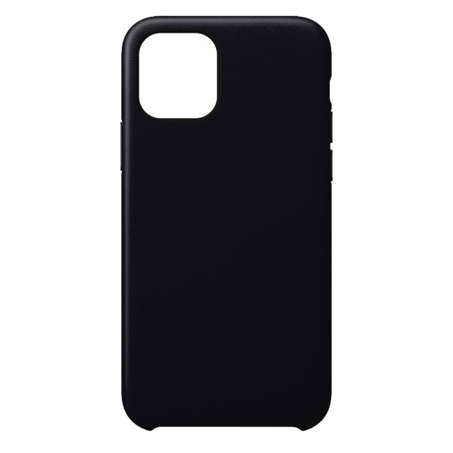 Apple iPhone 11 Pro Max Protective Leather Case Cover - Black