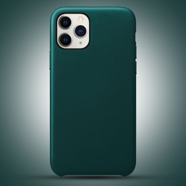 Apple iPhone 11 Pro Max Protective Leather Case Cover - Green