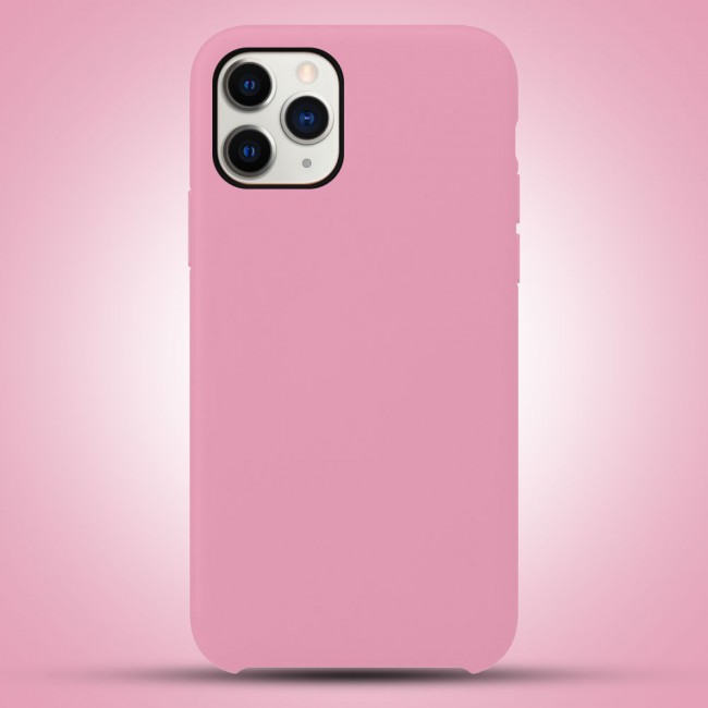 Apple iPhone 11 Pro Max Protective Leather Case Cover - Pink