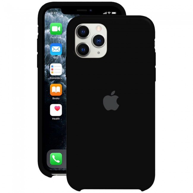 Margoun  Silicone Case Cover for Apple iphone 11 Pro Max - Black