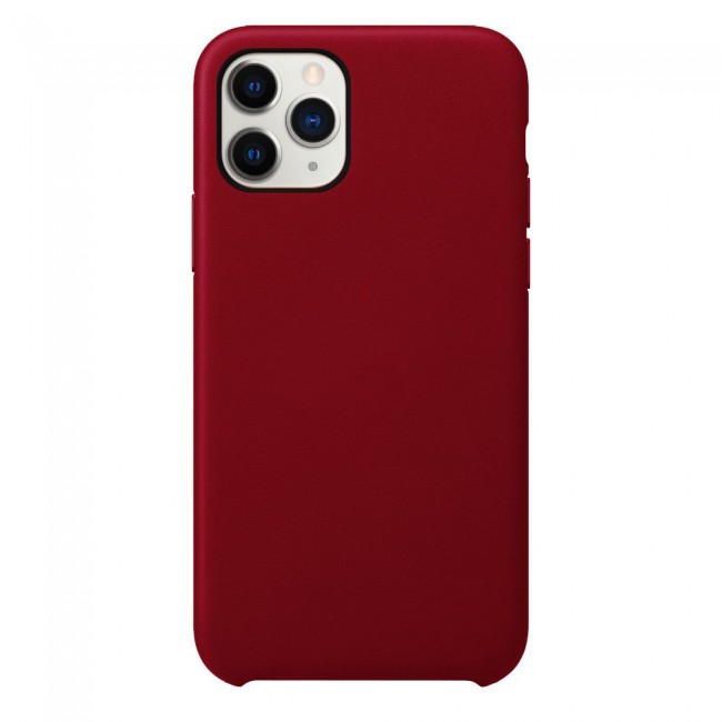 Apple iPhone 11 Pro Protective Leather Case Cover - Red