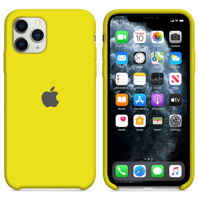 Margoun Silicone Case Cover for Apple iphone 11 Pro - Yellow