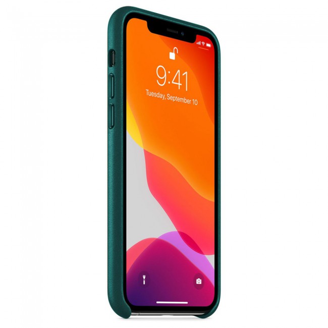 Apple iPhone 11 Protective Leather Case Cover - Green