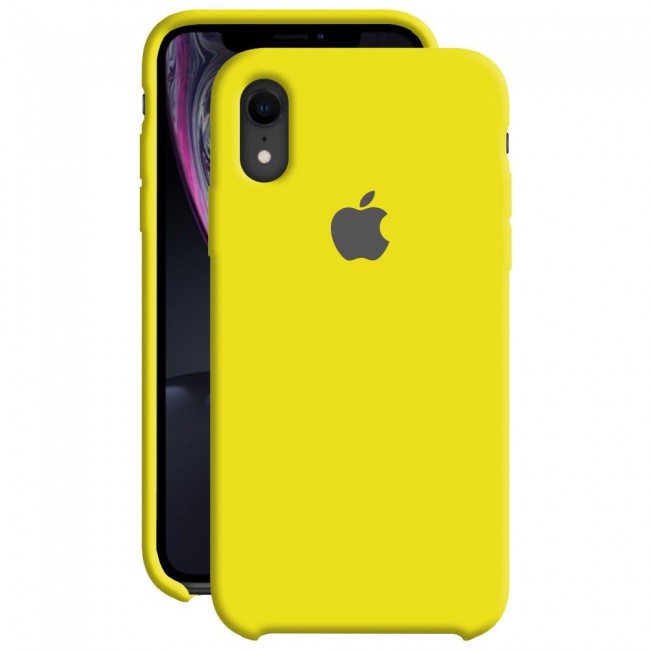Apple iPhone XR Silicone Case Cover - Yellow
