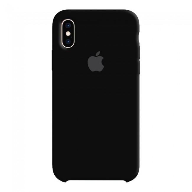 Apple iPhone XS Max Silicone Case Cover - Black