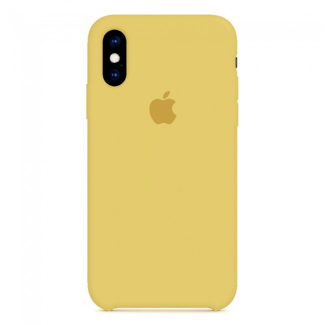 Apple iPhone XS Max Silicone Case Cover - Baby Yellow