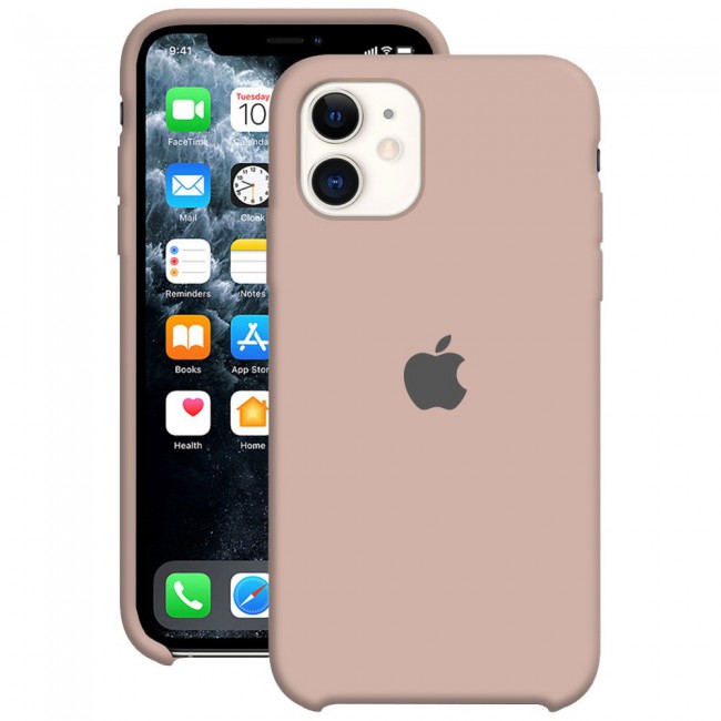 Margoun  Silicone Case Cover for Apple iphone 11 - Pink Sand