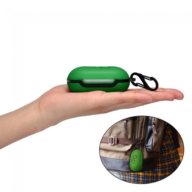 Silicone Protective Carrying Case for Samsung Galaxy Buds-Green