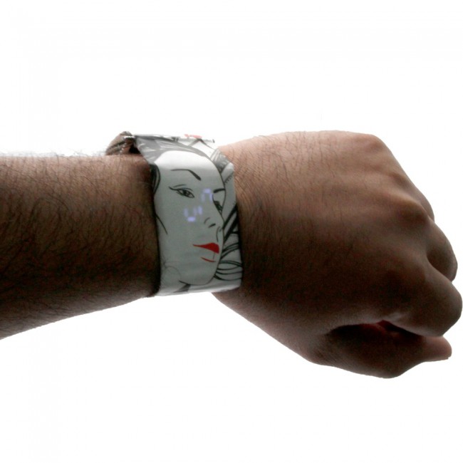 Digital Paper LED Watch Magnetic Wristband for Men and Women (In 6 Designs)
