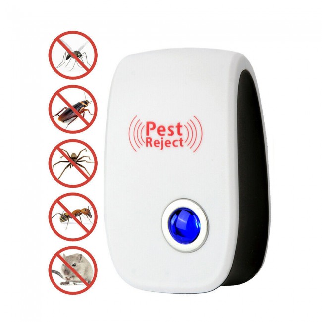 Electronic Ultrasonic Pest Repeller Mosquito Killer 3-Pin UK Plug