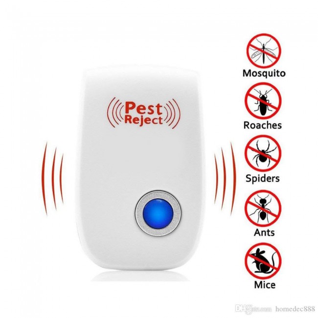 Electronic Ultrasonic Pest Repeller Mosquito Killer 3-Pin UK Plug