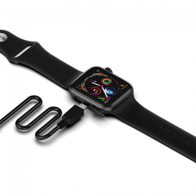 FK69 Waterproof GPS Sport Fitness Tracker Smart Watch - Black