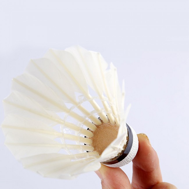 Premium Feather Shuttlecock Badminton Ball 12pcs