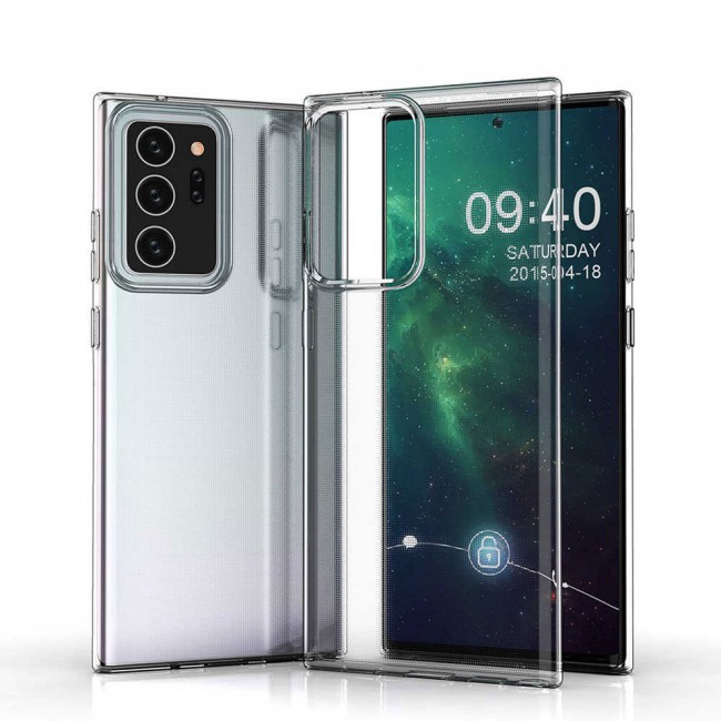 Samsung Galaxy Note 20 Ultra - Clear TPU Cover with 3D Tempered Screen Protector