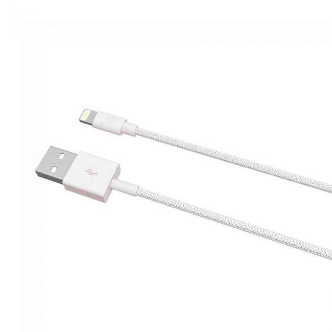 Griffin Charge Sync Lightning Cable Adapter Braided Nylon 1m , 3.2ft for iphone , ipad , ipod ( White , Yellow , Rose Gold )