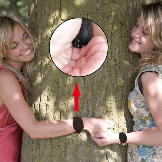 Hand Sanitizer Dispenser Wristband - Black