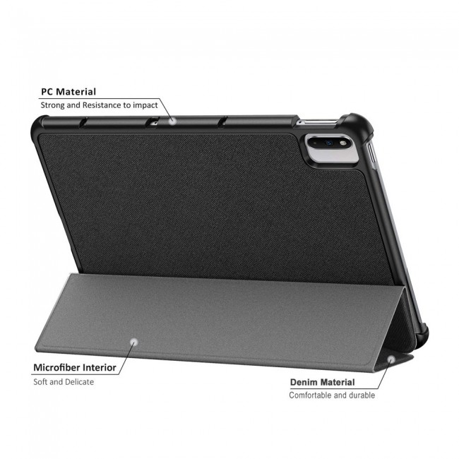 Huawei MatePad 10.4 Smart Folio Case Trifold Stand Cover - Black
