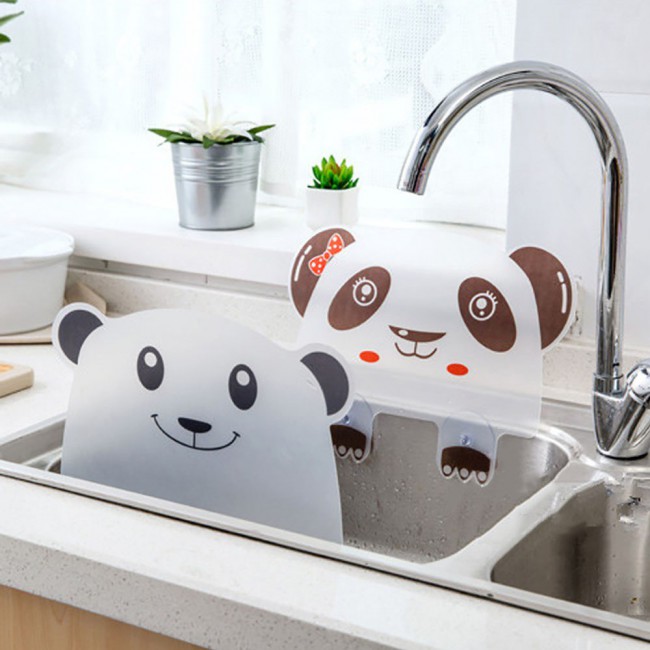 Kitchen Sink Water Splash Guard Panda Design 2