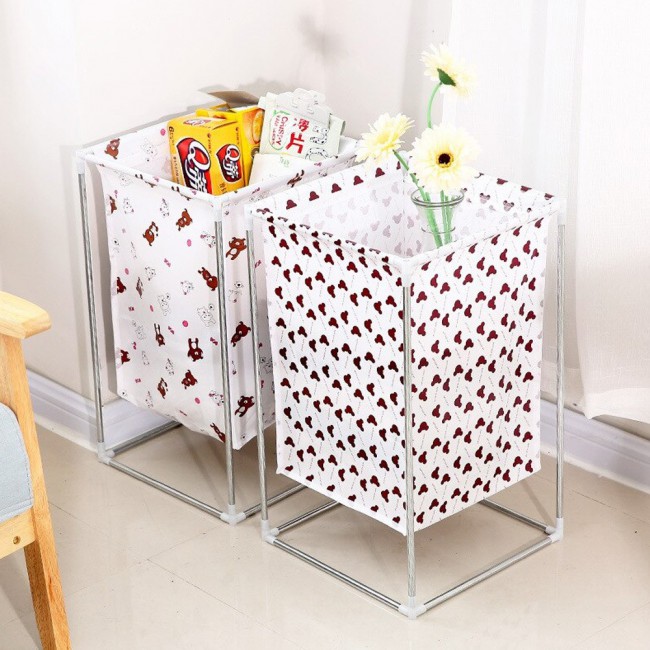 Laundry Hamper Cartoon Teddy Print