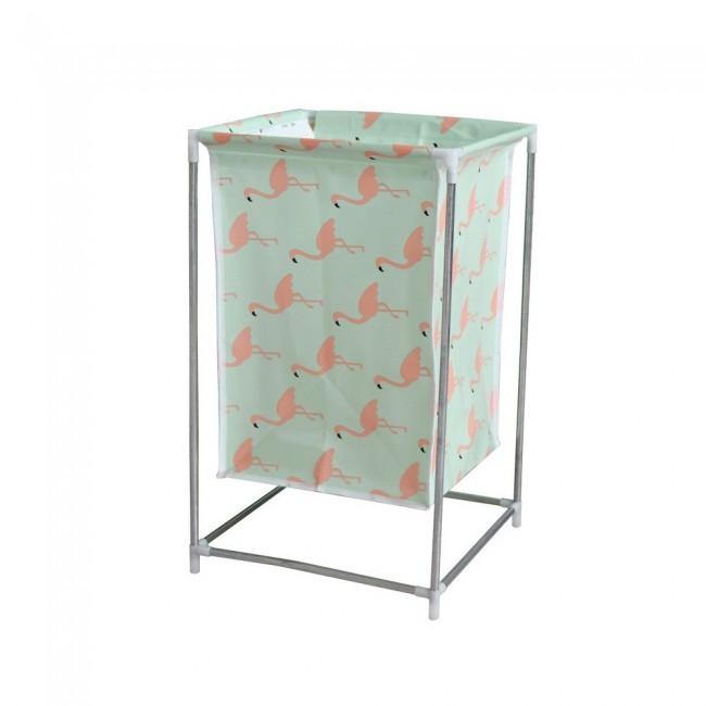 Laundry Hamper Cartoon Stork Print 