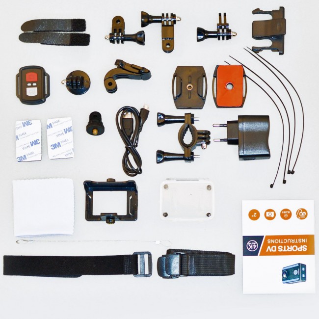 M1 UHD 4K Action Camera WiFi Waterproof DV Camcorder 16MP 170 Degree Wide Angle Sports Recorder with Full Accessories Kits