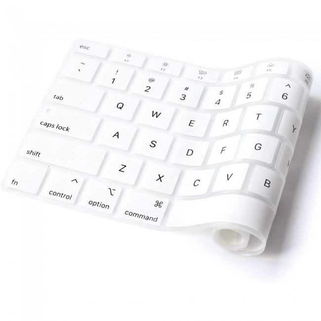 2Pack MacBook Air 13-inch A1396 A1466 A1369 Protective Hard Case with Premium Keyboard Cover - White