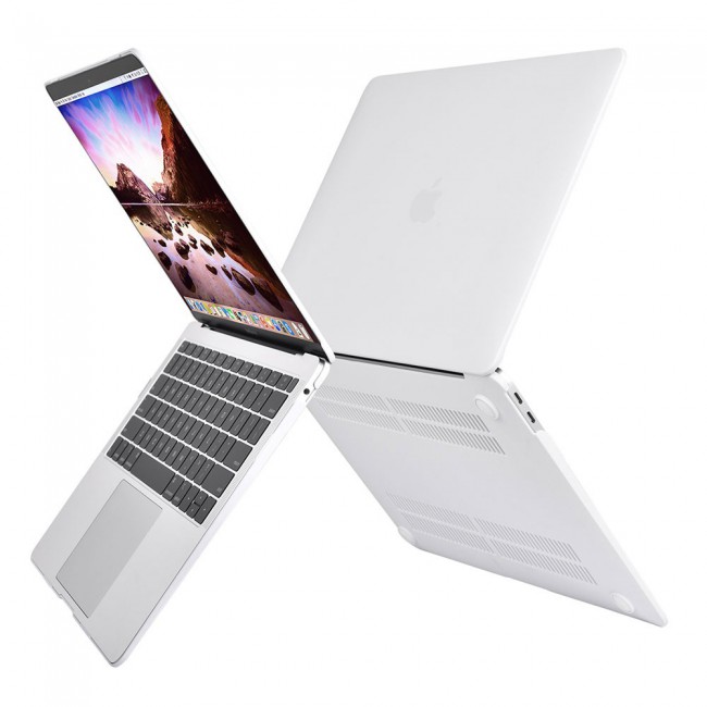 MacBook Air 13-inch A1932 A2179 Protective Hard shell Case - White