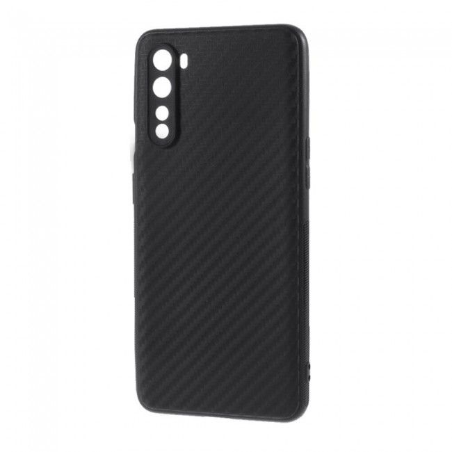 OnePlus Nord Carbon Fiber Case Cover - Black