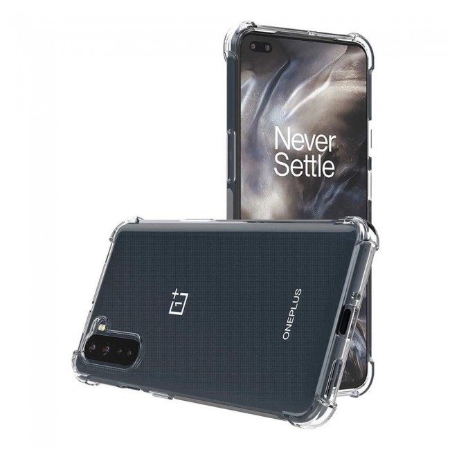 Oneplus Nord Soft Clear TPU Case Cover Gorilla with 2Pack 3D Tempered Screen Protector