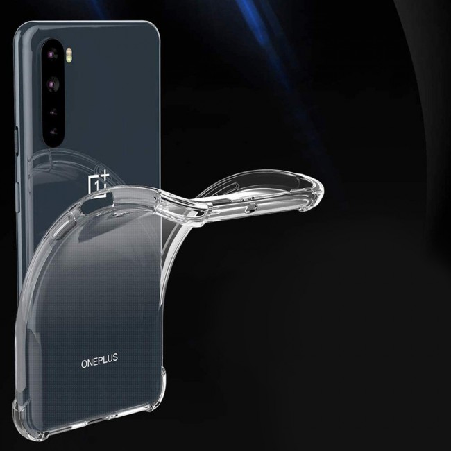Oneplus Nord Soft Clear TPU Case Cover Gorilla with 2Pack 3D Tempered Screen Protector