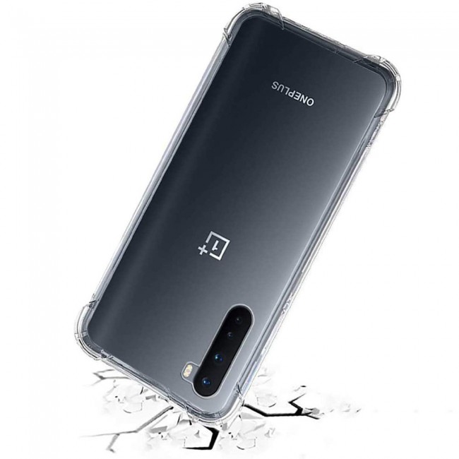 Oneplus Nord Soft Clear TPU Case Cover Gorilla with 2Pack 3D Tempered Screen Protector