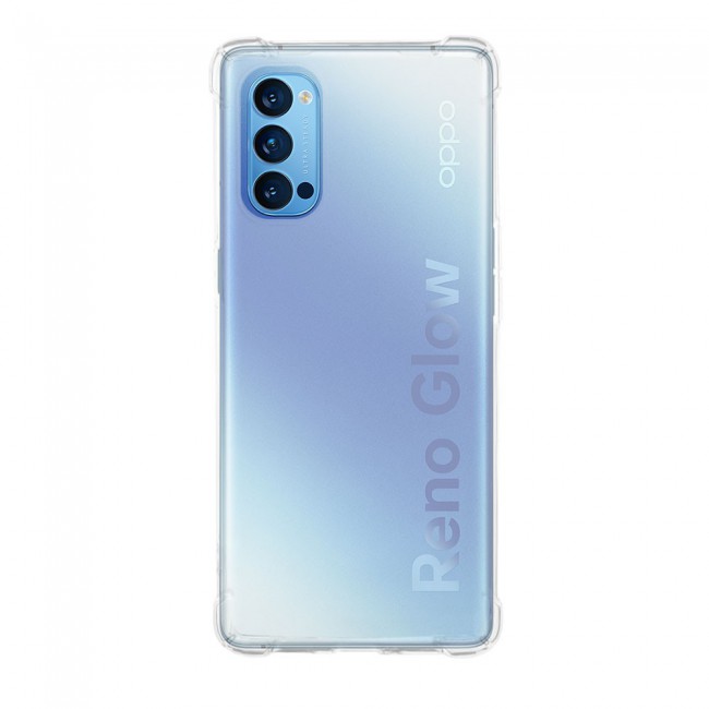 Oppo Reno 4 Pro Gorills Clear TPU Back Cover with Bumpers